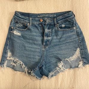 american eagle denim shorts